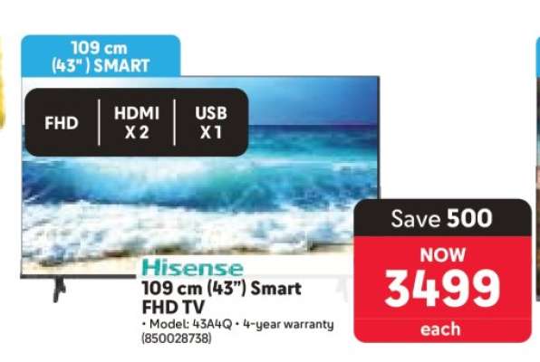 Hisense 109 cm (43”) Smart FHD TV