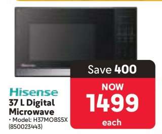 Hisense 37 L Digital Microwave