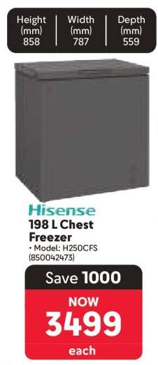 Hisense 198 L Chest Freezer