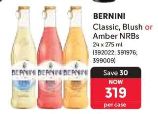 BERNINI Classic, Blush or Amber NRBs