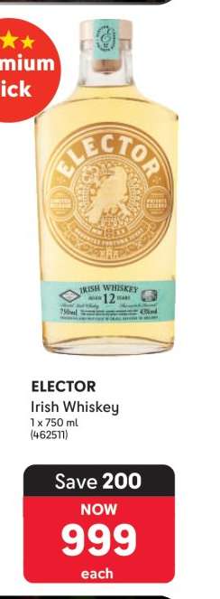 ELECTOR Irish Whiskey