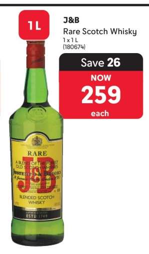 J&B Rare Scotch Whisky