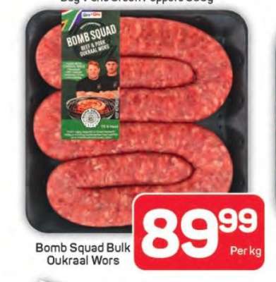 Bomb Squad Bulk Oukraal Wors