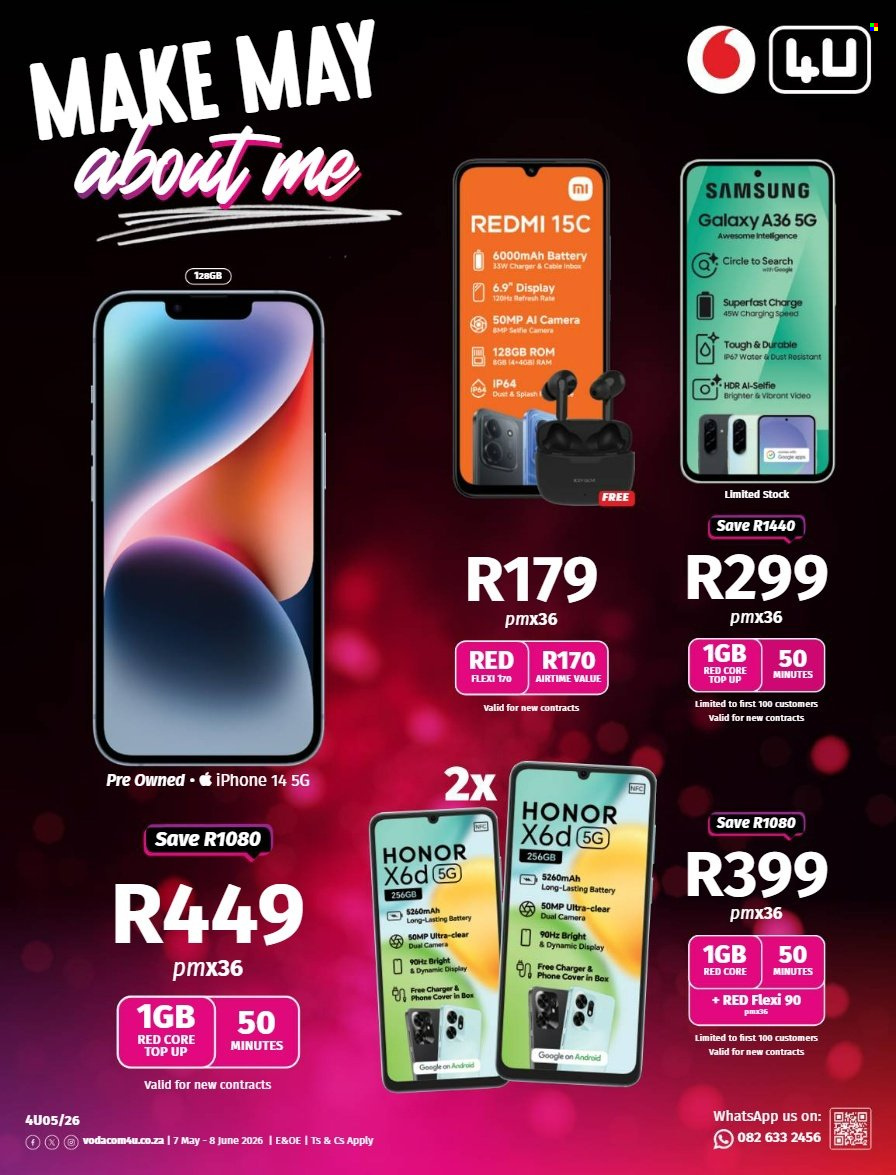 Vodacom specials - 07/05/2026 - 08/06/2026. Page 1