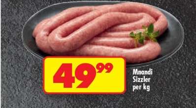 Mnandi Sizzler per kg