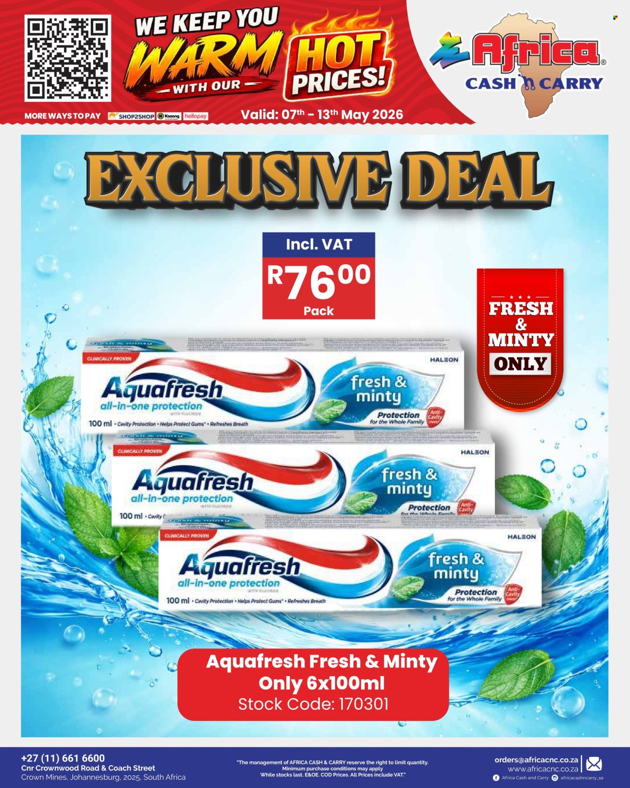 Africa Cash & Carry specials - 07/05/2026 - 13/05/2026. Page 49