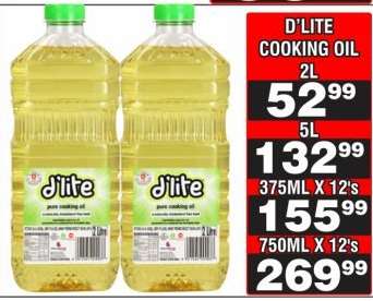 d'LITE COOKING OIL 2L