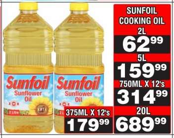 Sunfoil Sunflower Oil-2L