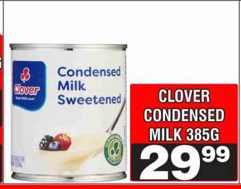 Clover Condensed Milk 385g