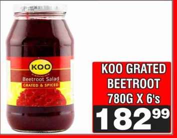 KOO Grated Beetroot