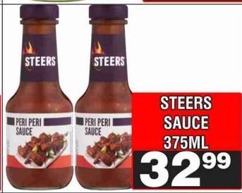 STEERS SAUCE 375ML