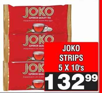 JOKO STRIPS 5 X 10's