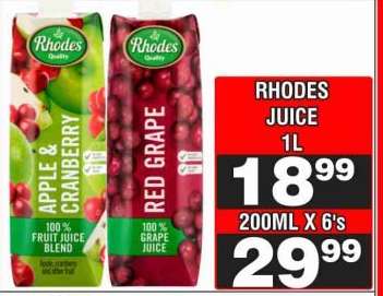 RHODES JUICE 1L