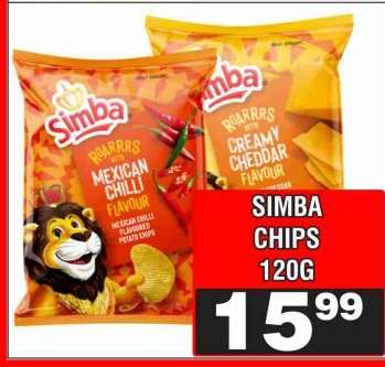 SIMBA CHIPS 120G