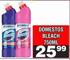 DOMESTOS BLEACH 750ML