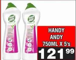 HANDY ANDY 750ML X 5's