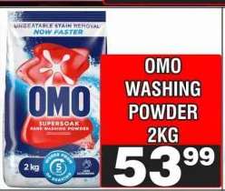 OMO WASHING POWDER 2kg
