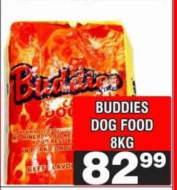 BUDDIES DOG FOOD 8KG