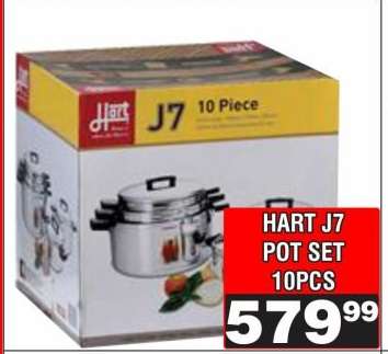 HART J7 POT SET 10PCS