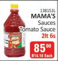 MAMA'S Sauces Tomato Sauce