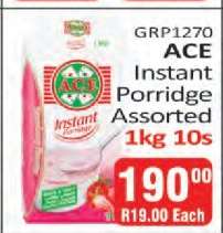ACE Instant Porridge Assorted
