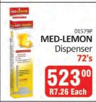 MED-LEMON Dispenser 72's