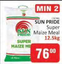 SUN PRIDE Super Maize Meal 12.5kg