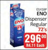 ENO Dispenser Regular 72's