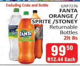 Fanta Orange / Sprite / Stoney