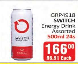 SWITCH Energy Drink Assorted