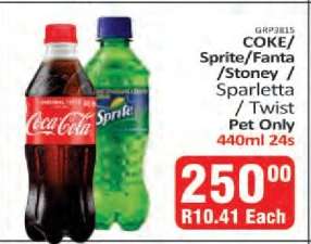 Coke/Sprite/Fanta/Stoney/Sparletta/Twist