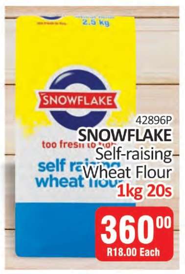 Snowflake Self Raising Wheat Flour