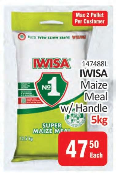 IWISA Maize Meal w/Handle 5kg