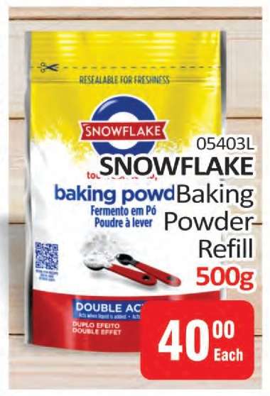 SNOWFLAKE Baking Powder Refill 500g