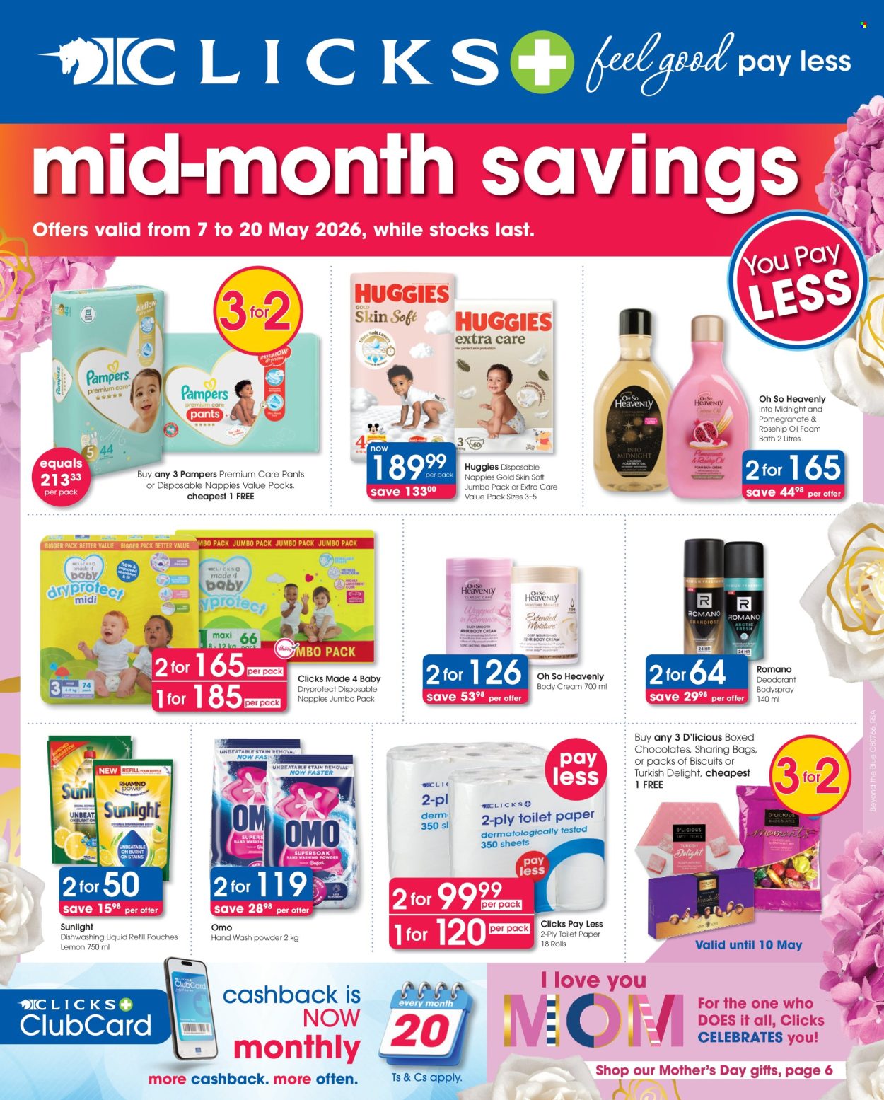 Clicks specials - 07/05/2026 - 20/05/2026. Page 1