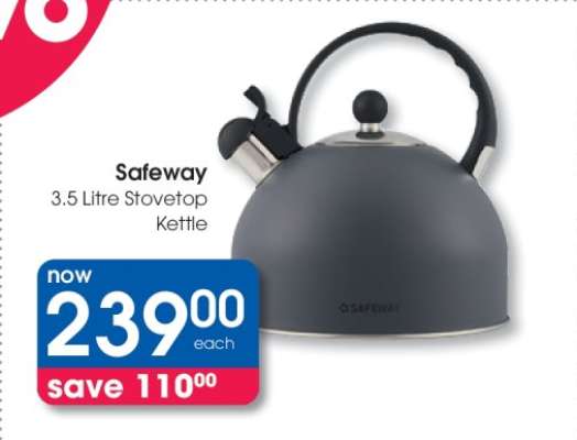 Safeway 3.5 Litre Stovetop Kettle