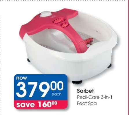 Sorbet Pedi-Care 3-in-1 Foot Spa