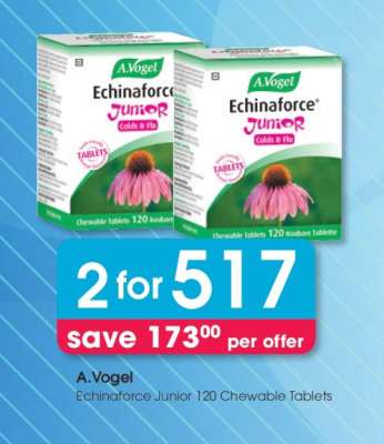 A.Vogel Echinaforce Junior 120 Chewable Tablets