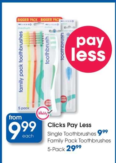 Family Pack Toothbrushes 5-Pack