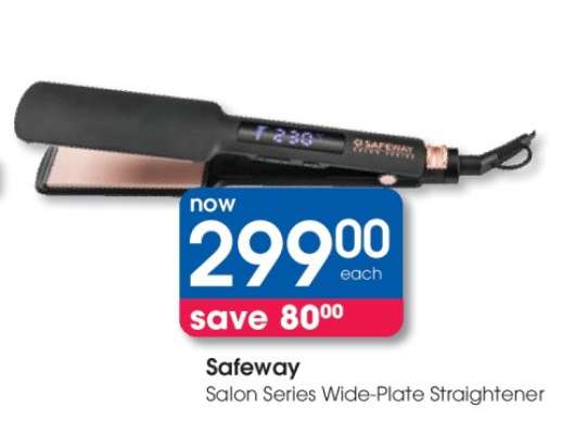 Safeway Salon Series Wide-Plate Straightener