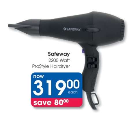Safeway 2200 Watt ProStyle Hairdryer