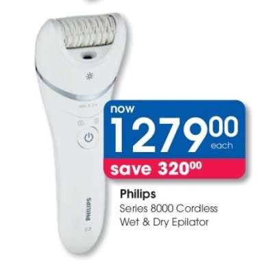 Philips Series 8000 Cordless Wet & Dry Epilator