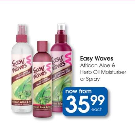 Easy Waves African Aloe & Herb Oil Moisturiser or Spray