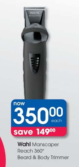 Wahl Manscaper Reach 360 Beard & Body Trimmer