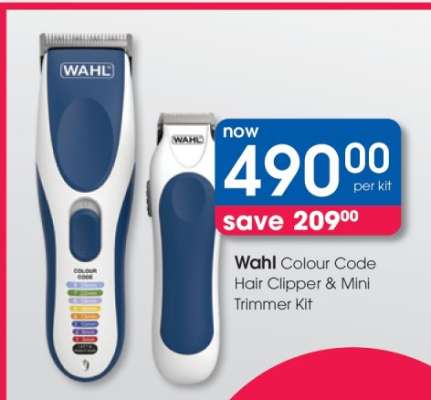 Wahl Colour Code Hair Clipper & Mini Trimmer Kit