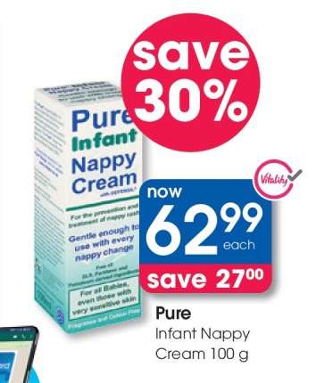 Pure Infant Nappy Cream 100 g