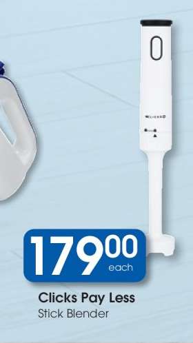 Clicks Pay Less Stick Blender