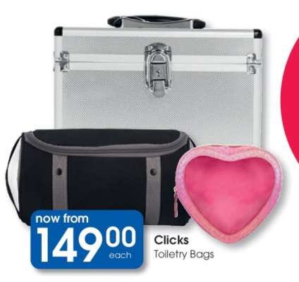 Clicks Toiletry Bags