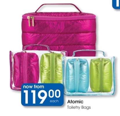 Atomic Toiletry Bags