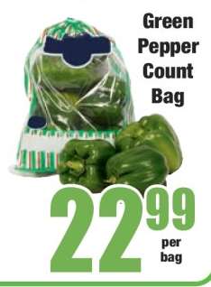 Green Pepper Count Bag